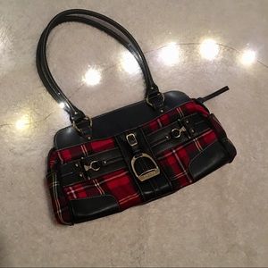CHAPS Plaid Tote